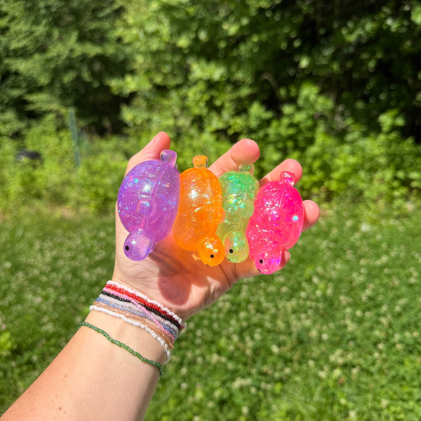 Squishy Toy - Glitter Turtle