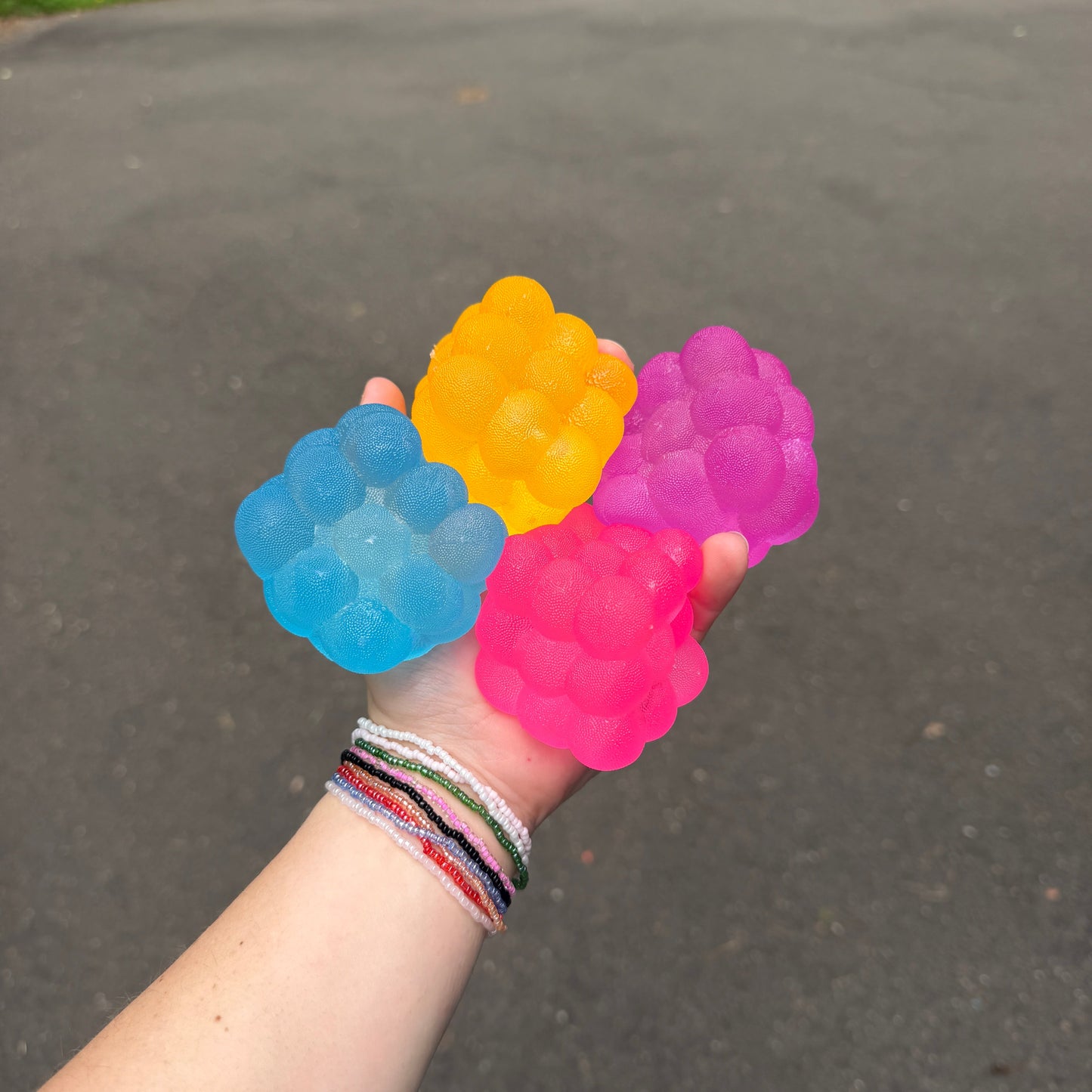 Squishy Toy - Textured Nine Cube
