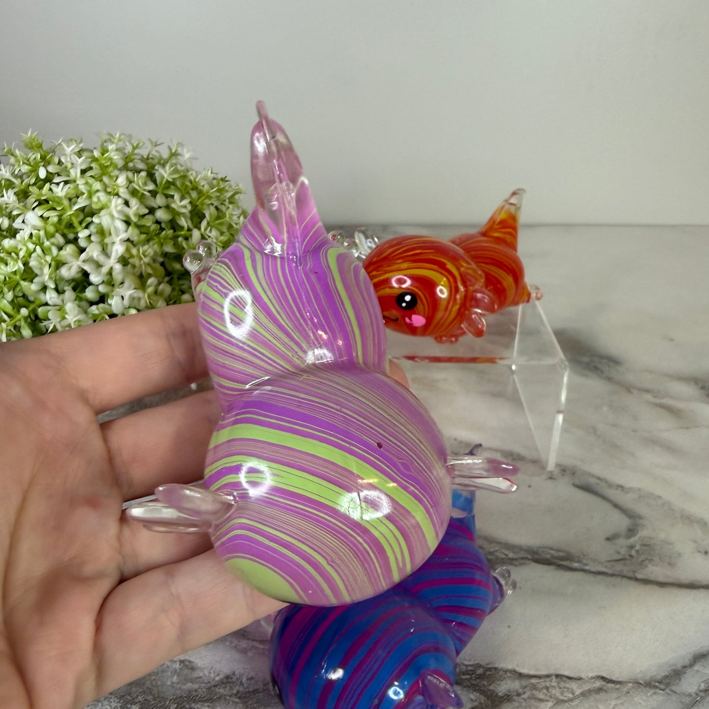 Squishy Toy - Axolotl, Marble